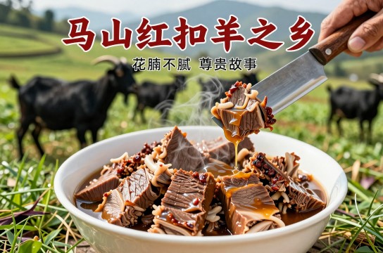 马山红扣黑山羊