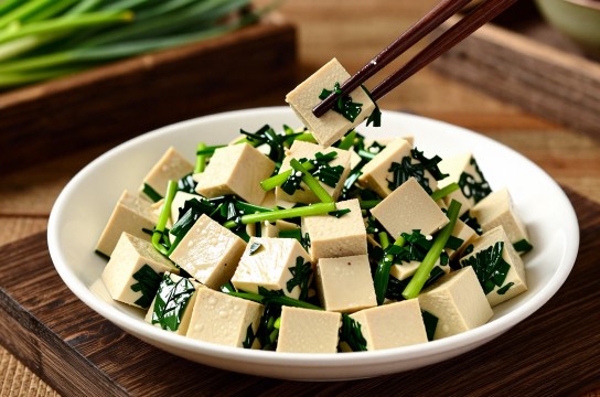 韭菜豆腐渣