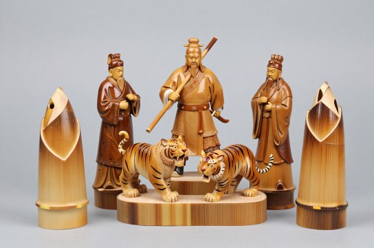 乐清竹壳雕-展庭百科汇