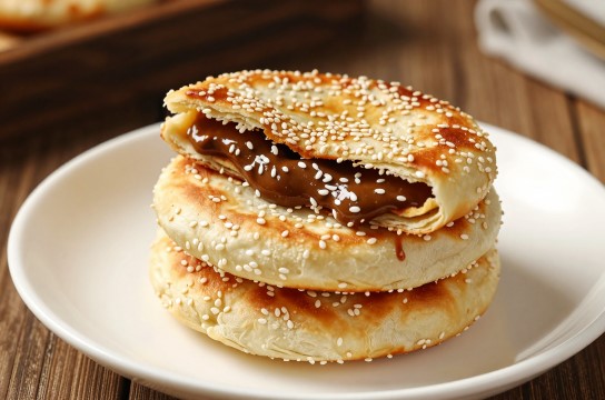 芝麻酱烧饼-展庭百科汇