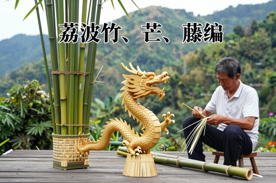 荔波竹、芒、藤编-展庭百科汇