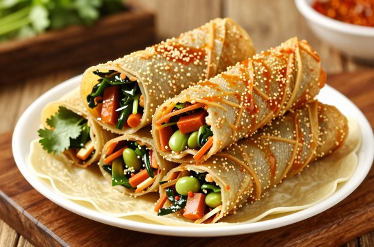 豆皮卷圈