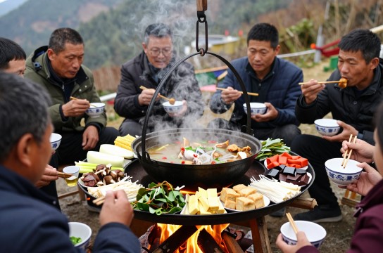 罗田大别山吊锅-展庭百科汇