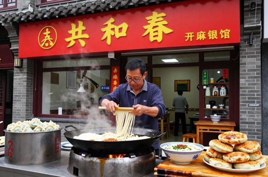 共和春饺面-展庭百科汇