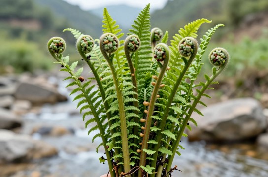 山地野生蕨莱-展庭百科汇