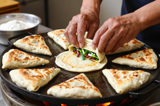 康乐锅盔是哪里的特产?_甘肃传统面食介绍-展庭百科汇