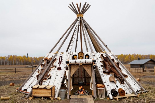 鄂伦春族斜仁柱是哪里的特产?_黑龙江民俗文化介绍-展庭百科汇