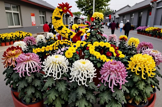 草桥菊花-展庭百科汇