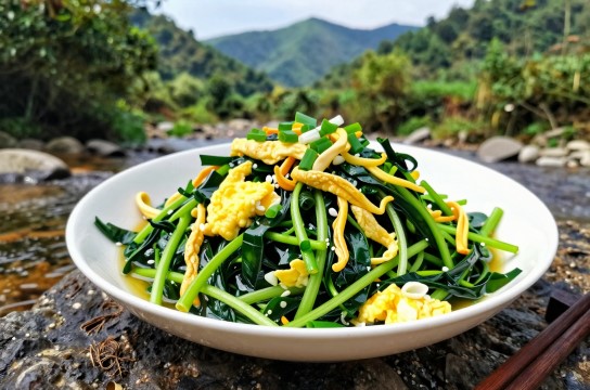 清炒苦菜