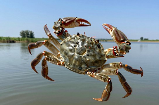 曹妃甸湿地蟹-展庭百科汇