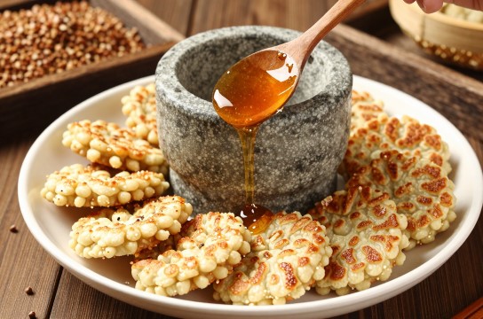蜂蜜荞粑