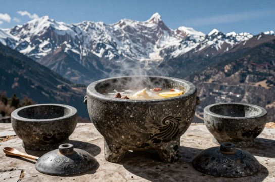 墨脱石锅-展庭百科汇