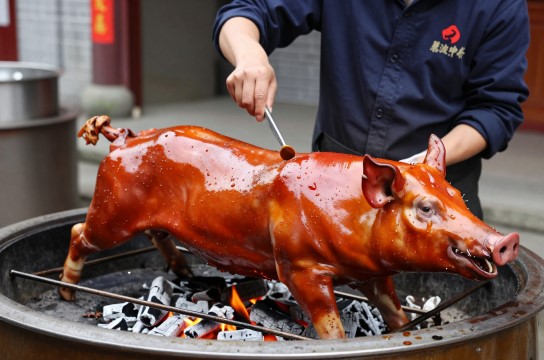 荔波烤猪-展庭百科汇