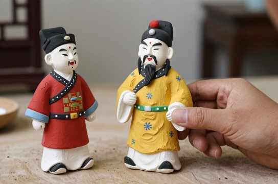 天津泥人张彩塑-展庭百科汇