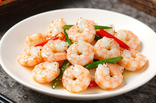 滑炒虾仁