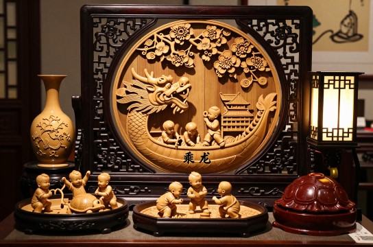 上海木雕-展庭百科汇