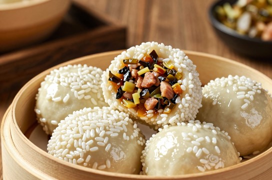 冬菜粢毛团-展庭百科汇