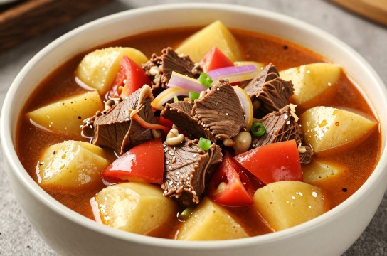 牛肉炖土豆-展庭百科汇