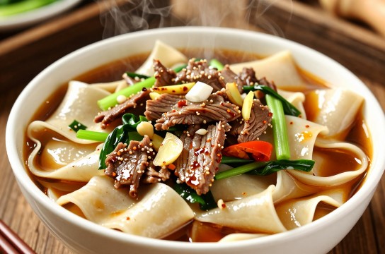 羊肉炒面片-展庭百科汇