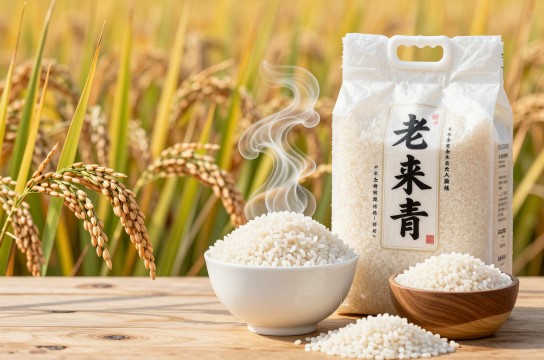 “老来青”大米