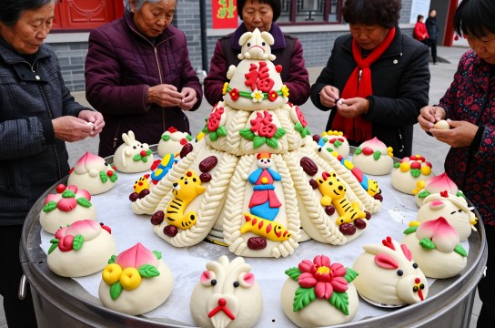 孝义面塑-展庭百科汇