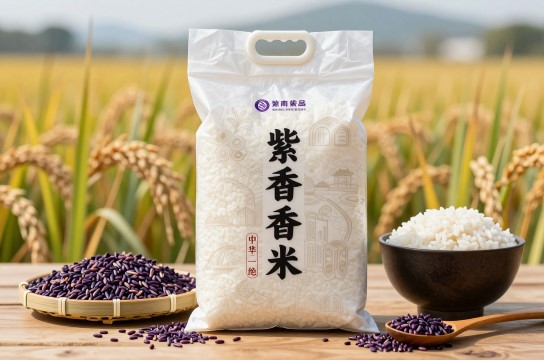 紫鹊贡紫香米