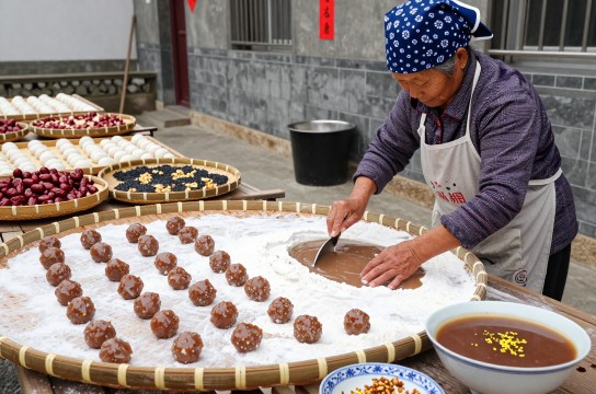 扬州藕粉圆子-展庭百科汇
