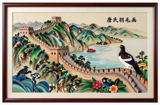 唐氏羽毛画
