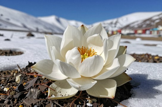 西藏雪莲花