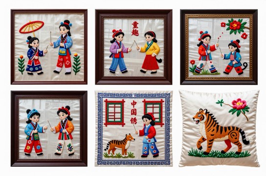 长雷刺绣-展庭百科汇