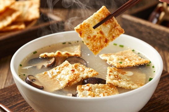 口蘑锅巴汤是哪里的特产?_河南汤类美食介绍-展庭百科汇