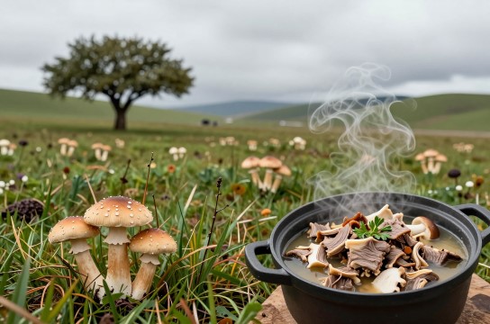 蘑菇炖羊肉