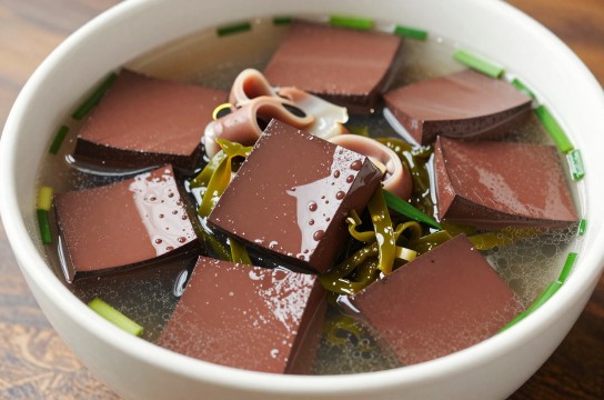 猪血汤-展庭百科汇