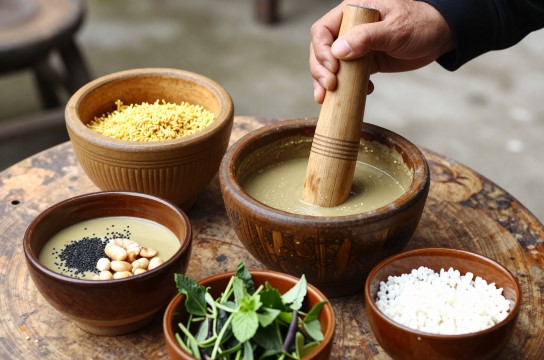 陆河擂茶