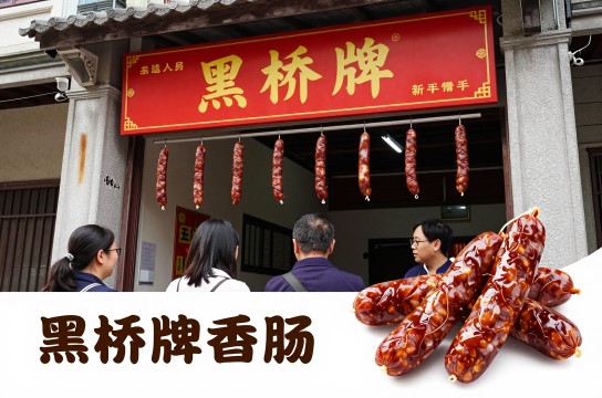 黑桥牌香肠-展庭百科汇
