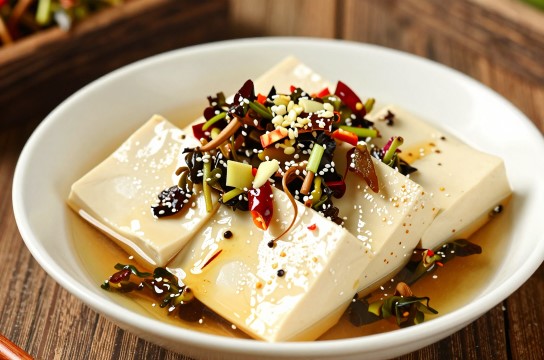 香椿拌豆腐-展庭百科汇