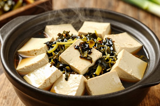 烂腌菜煮豆腐
