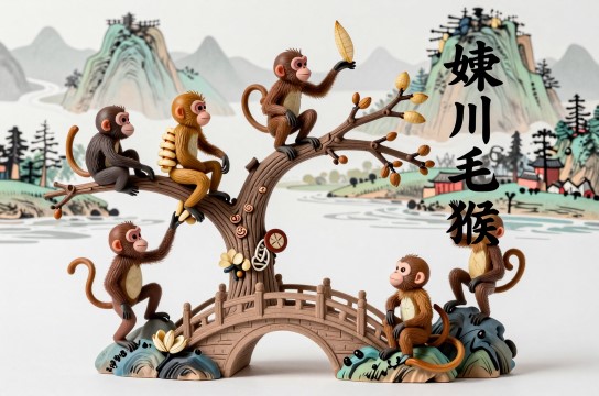 妫川毛猴是哪里的特产?_北京工艺品介绍-展庭百科汇