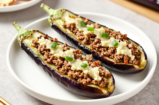 蒜香烤茄子-展庭百科汇