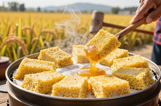 黄米打糕-展庭百科汇