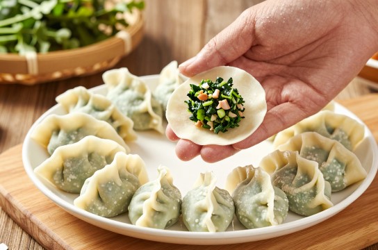 荠菜水饺-展庭百科汇