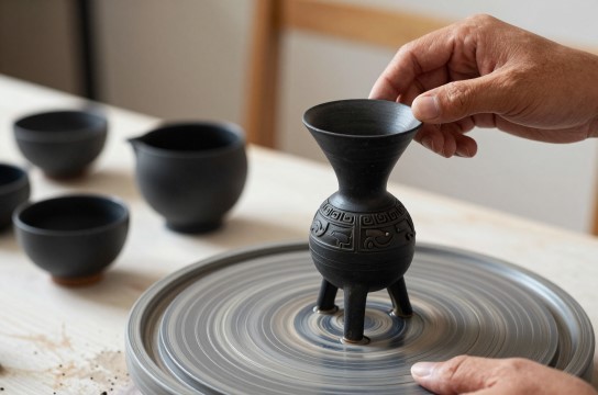 诸城黑陶-展庭百科汇