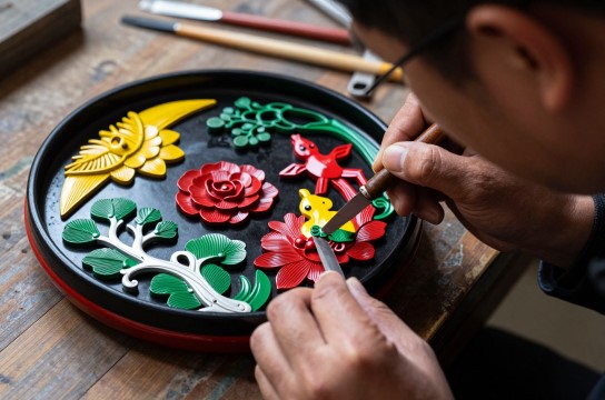 北京雕漆-展庭百科汇