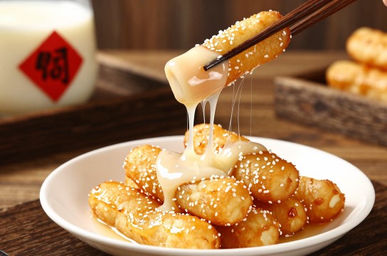 拔丝奶豆腐-展庭百科汇